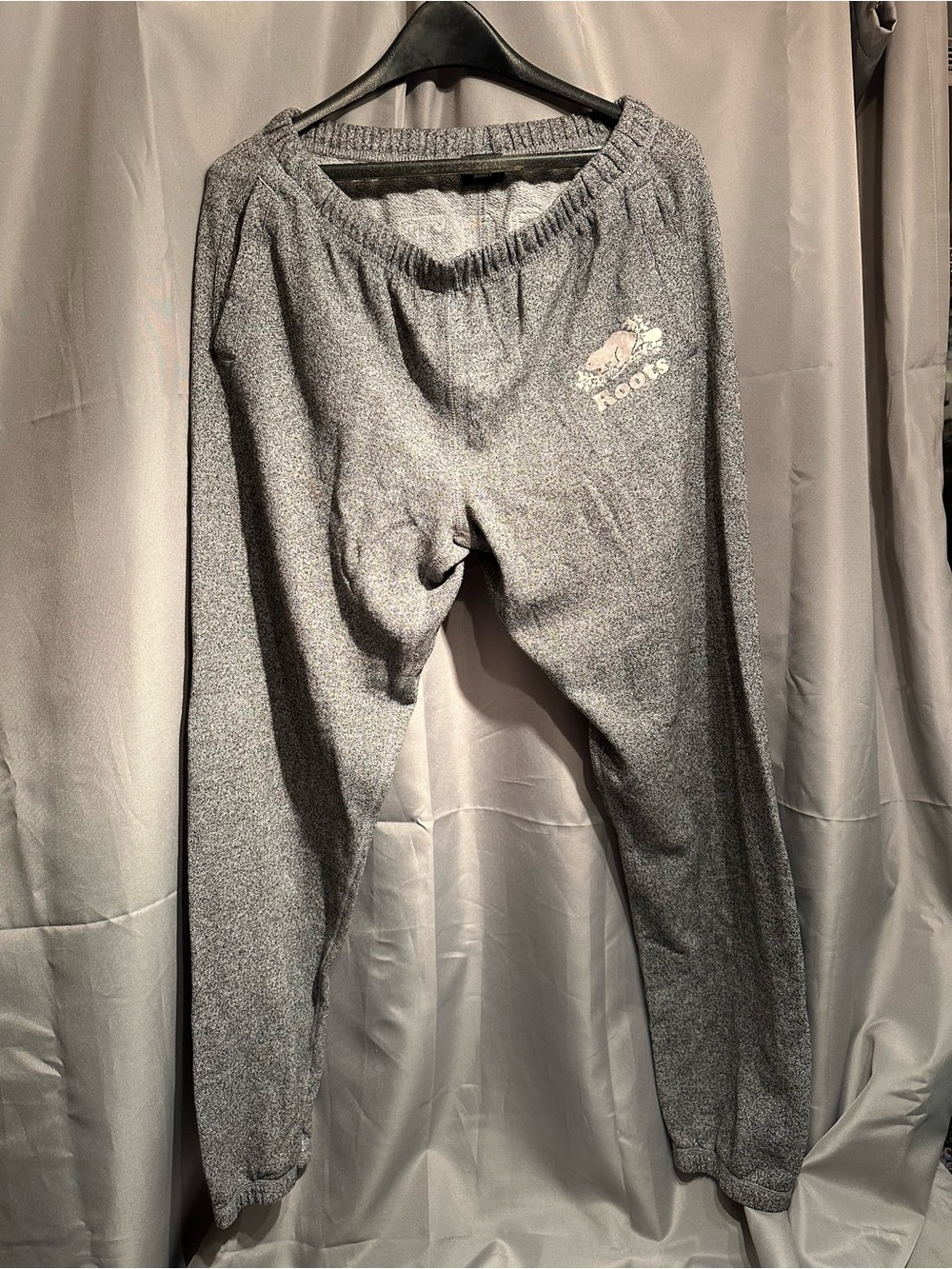Roots ladies Grey Joggers with Pocket Logo